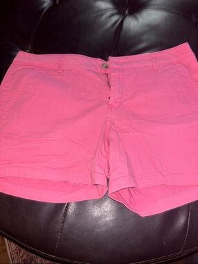 a.n.a Bright Pink Twill Shorts